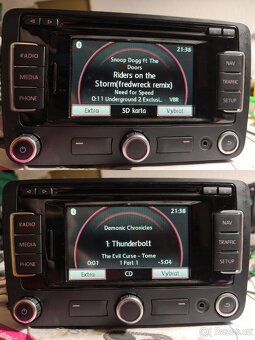 VW RNS315 BT DAB autorádio navigace 3C8035279G - 2