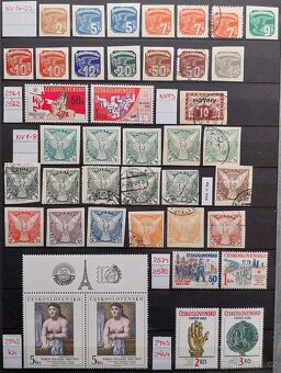 Známky ČESKOSLOVENSKO – 1 - 2