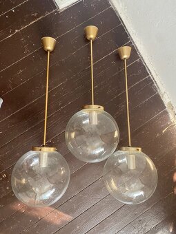 3 x Lustr - Kamenický Šenov 70.léta - 2