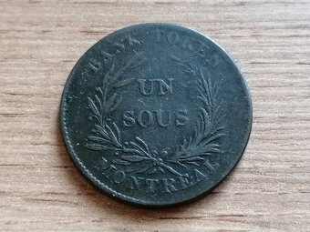 1 Sous 1835 Lower Canada Bank Token mince kolonie D. Kanada - 2