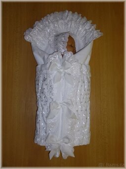 Zavinovačka- povijan madeira s krajkou 75 cm + vložka - 2