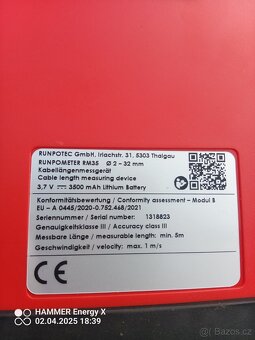 Digitální měřič délky kabelů - 2