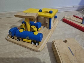 Dřevěná autodráha PlanToys - 2