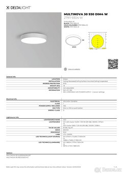 Prodám Delta Light Multinova 30 & 55 – led svítidla - 2
