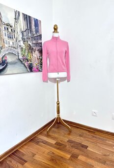 Kašmírový cropp kardigan Bottega Vel XS - 2