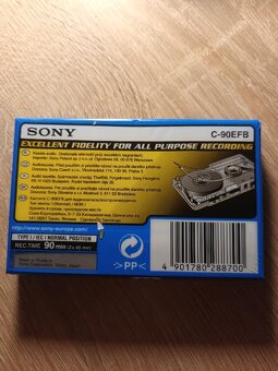 Sbírková audiokazeta SONY C-90 EFB - 2