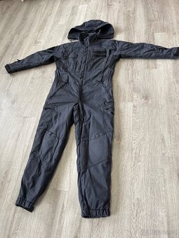 Kombinéza černá, zimní, pouze vypraná - 2