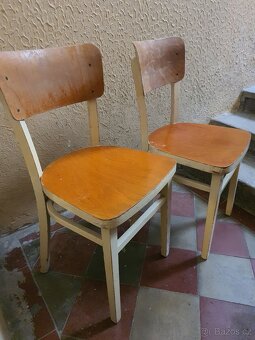 retro poválečná ČSSR židle socialismus 50tá – 60tá léta - 2