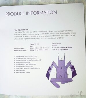 Šátkové nosítko Fidella FlyTai - 2