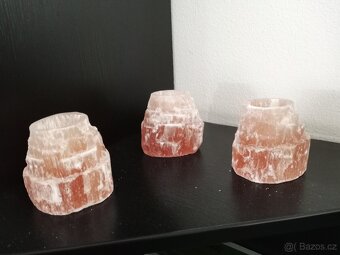 Nové svícny selenit oranžový_SLEVA - pouze 2 kusy - 2