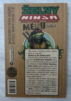 Prodám komiks Želvy Ninja Menu 1: - 2