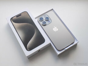 APPLE iPhone 15 Pro 128GB Přírodní titan - NEPOUŽITÝ - 2