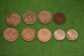 Staré mince 20 haléře Československo - 2