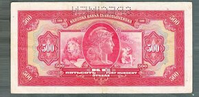 Staré bankovky 500 korun 1929 - 2