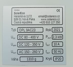 MPPT regulátor SolarEco - 2