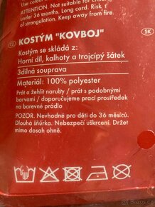 Maškarní kostým “Kovboj” vel.140 - 2