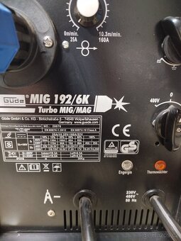 Svářečka Güde MIG 192/6K - 2
