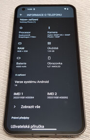 Výkonný herní mobil Nothing Phone 1, 8GB RAM, 128GB, AMOLED - 2