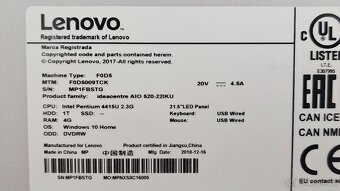 KO LCD Lenovo IdeaCentre 520-22IKU - 2
