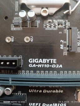 GIGABYTE H110-D3A SOCKET 1151 - 2