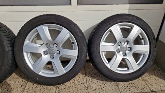 Orig. kola Audi 5x112, celoroční pneu 225/50R17 - 2