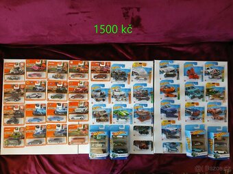Hot wheels 33 aut 17x Matchbox nebo Hot wheels 5x2 nehrané - 2