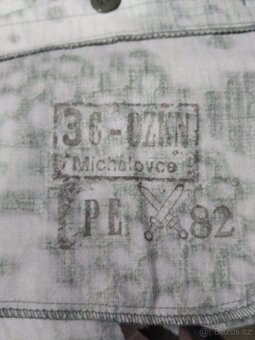Maskáče ČSLA velká bunda XXK jehličí značená 2C 1982 ryby - 2