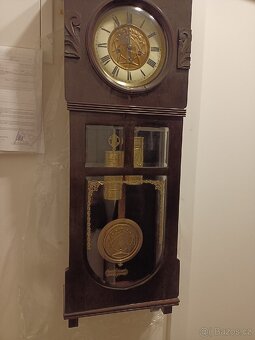 Gustav Becker nástěnné hodiny starožitný - 2