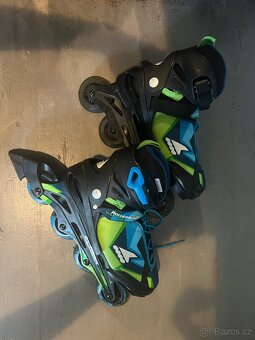 Dětské kolečkové brusle/inline Rollerblade rostoucí - 2