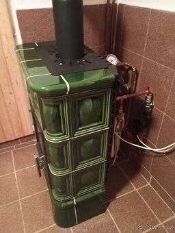 Krbová kachlová kamna s výměníkem - 2