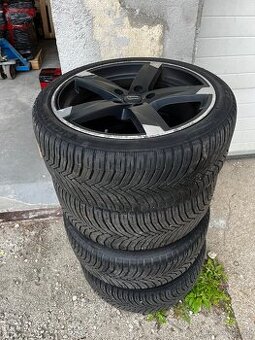 Sada Alu kol 8J, R18 včetně pneu 225 (VW) 5x112 - 2