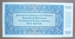 Bankovka, Protekt Čechy a Morava, 100 K roč 1940 - 2