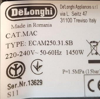 DeLonghi Ecam 250.31 Magnifica smart - 2