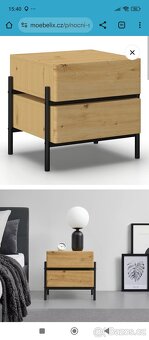 Noční stolek Jasmína Möbelix v záruce, Top stav - 2
