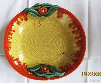 starožitná keramická mísa - 2