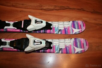 divcí lyže Atomic 70 cm , lyžaky Elan - 2