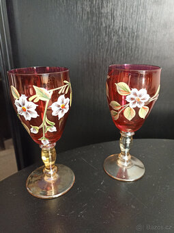 Číše na víno s karafou - 2