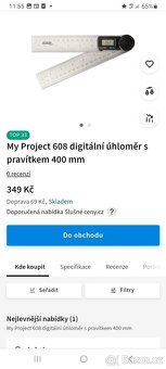 Prodám digitální úhlomměr. - 2