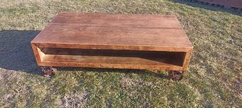 Konferenční stolek Industrial top model masiv dřevo - 2