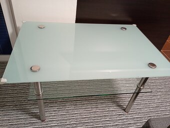 skleněný stůl - 2v1 - 2