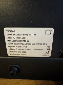 Běžecký pás LIFEFIT TM7100 - 2