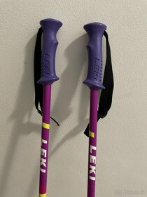Dětské lyžařské hůlky vel. 90 cm zn. LEKI - 2