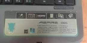 Acer Aspire 5542G na díly - 2