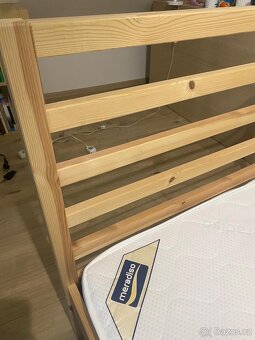 Postel IKEA TARVA 90x200 + rošt + matrace - 2