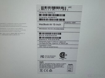 NOVÝ 15 Apple MacBook Air M2 8/10jádro ZÁRUKA apple 1Rok - 2