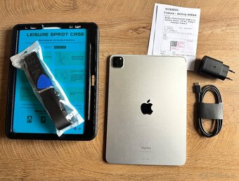 Apple iPad PRO 11’ 2022 M2 čip, 128 gb silver, ZÁRUKA - 2