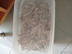 Obkladačské dřevěné klínky 1000 ks - 2