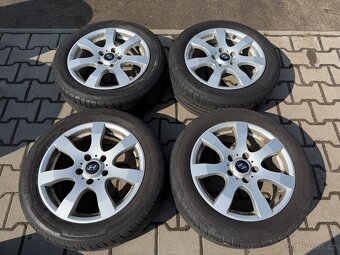 4x al kola 5x114.3 16 + pneu letní 205/55 R16 - 2