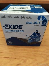 MOTOBATERIE Atech, EXIDE 6V / 6Ah - NOVÁ - 2