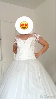 Prodám svatební šaty XL-XXL - 2